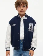 Tommy Hilfiger hanorac cu fermoar pentru copii din bumbac x Peanuts