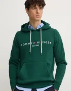 Tommy Hilfiger hanorac cu glugă bărbătesc cu bumbac