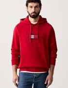 Tommy Hilfiger hanorac cu glugă pentru bărbați din bumbac