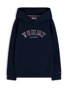 Tommy Hilfiger hanorac cu glugă pentru copii din bumbac cu elastan