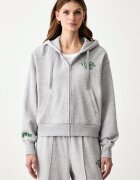 Tommy Hilfiger hanorac cu glugă pentru femei cu bumbac