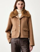 Tommy Hilfiger jachetă scurtă pentru femei cu amestec de lână