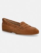 Tommy Hilfiger mocasini pentru femei din piele întoarsă TH FLEX SUEDE LOAFER BALLERINA