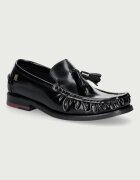 Tommy Hilfiger mocasini pentru femei din piele SQUARE TOE TASSEL LOAFER