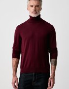 Tommy Hilfiger pulover cu guler înalt bărbătesc din lână
