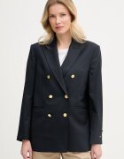 Tommy Hilfiger sacou cu două rânduri de nasturi pentru femei cu amestec de lână