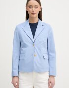 Tommy Hilfiger Sacou cu un singur rând de nasturi de femei cu bumbac