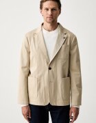 Tommy Hilfiger sacou cu un singur rând de nasturi pentru bărbați din bumbac