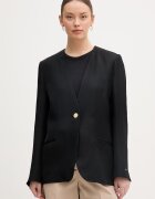 Tommy Hilfiger sacou cu un singur rând de nasturi pentru femei cu vâscoză