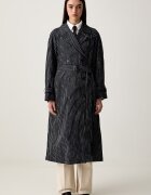 Tommy Hilfiger trenci pentru femei cu amestec de in