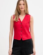 Tommy Hilfiger vestă cu un singur rând de nasturi pentru femei cu in