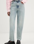 Tommy Jeans blugi relaxed fit pentru femei