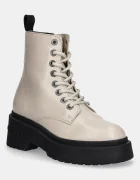 Tommy Jeans bocanci de piele TJW CHUNKY SHINY LEATHER BOOT