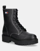 Tommy Jeans bocanci de piele TJW URBAN LACE UP BOOT