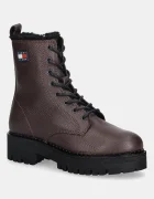 Tommy Jeans cizme de piele TJW URBAN LACEUP BOOT WL