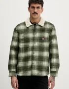 Tommy Jeans geacă cu aspect de cămașă
