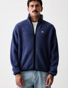 Tommy Jeans hanorac cu fermoar pentru bărbați din polar