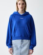Tommy Jeans hanorac cu glugă pentru femei din bumbac