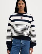 Tommy Jeans hanorac oversized pentru femei din bumbac