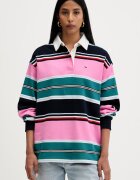 Tommy Jeans hanorac oversized pentru femei din bumbac