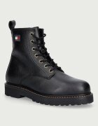 Tommy Jeans încălțăminte pentru femei din piele ARCHIVE '01 TUMBLE LACE UP WARM