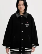 Tommy Jeans jachetă din amestec de lână