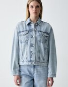 Tommy Jeans jachetă scurtă de damă din denim