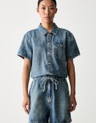 Tommy Jeans salopetă pentru femei din denim
