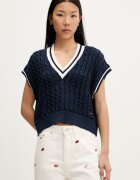 Tommy Jeans vestă pentru femei din bumbac