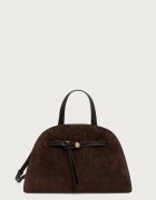 Tory Burch geantă pentru femei din piele întoarsă Romy Suede Bauletto