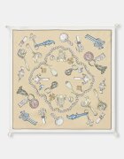 Tory Burch neckerchief pentru femei de mătase Rattles