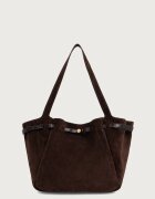 Tory Burch tote bag pentru femei din piele întoarsă Romy