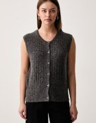 Trussardi vestă pentru femei cu amestec de mătase