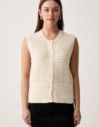 Trussardi vestă pentru femei cu amestec de mătase