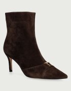 TWINSET botine cu toc cui pentru femei din piele întoarsă
