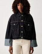 TWINSET geacă de blugi pentru femei din denim