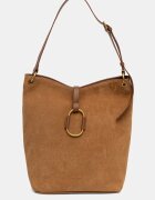 TWINSET hobo bag pentru femei din piele întoarsă