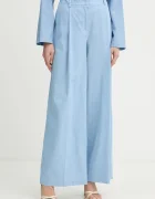 TWINSET pantaloni de bumbac