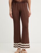 TWINSET pantaloni de bumbac