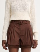 TWINSET pantaloni scurți eleganți pentru femei din bumbac cu elastan