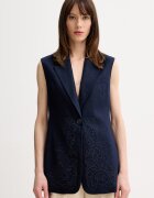 TWINSET vestă cu un singur rând de nasturi pentru femei cu in