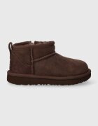 UGG cizme de zăpadă pentru copii din piele întoarsă CLASSIC ULTRA MINI