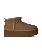UGG W Classic Ultra Mini Platform cizme de zăpadă pentru femei din piele întoarsă