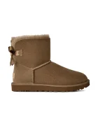 UGG W Mini Bailey Bow II cizme de zăpadă pentru femei din piele întoarsă