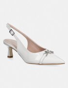 Valentino stiletto cu călcâiul deschis din piele DRESS