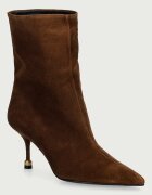 Vanda Novak botine pentru femei din piele întoarsă Elena Cozy Brown