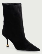 Vanda Novak botine pentru femei din piele întoarsă Elena Ebony Black