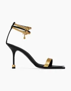 Vanda Novak stilettos din piele Carrie Honey Gold
