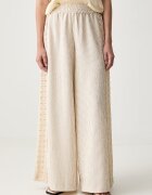 ViCOLO pantaloni wide leg pentru femei din bumbac