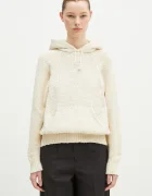 Visvim WMV pulover de mătase Raglan Hoodie P.O. Knit Mawata